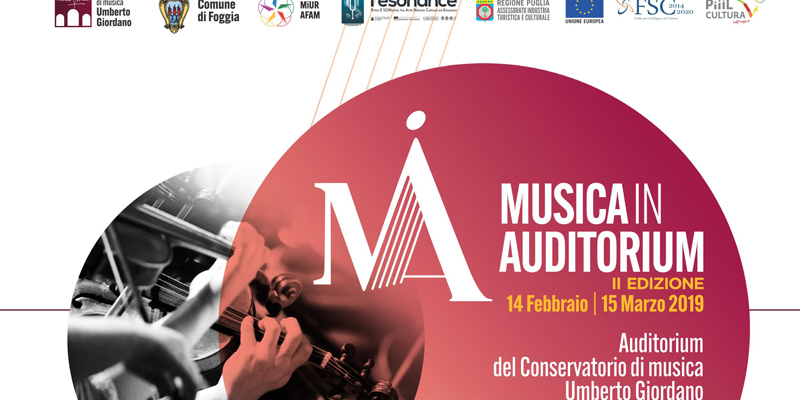 Conservatorio Giordano: al via musica in auditorium