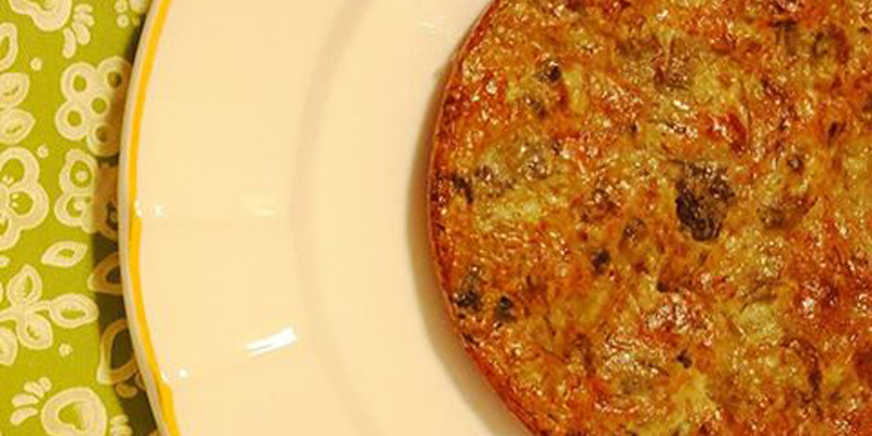 Frittata gustosa ai carciofi