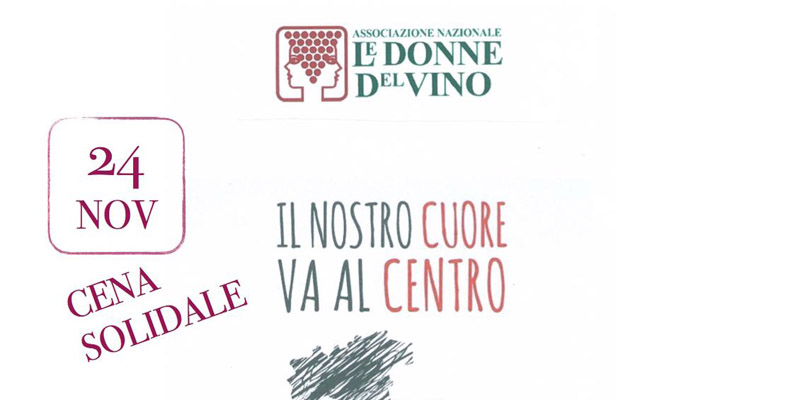 Il cuore delle Donne del Vino va al centro!