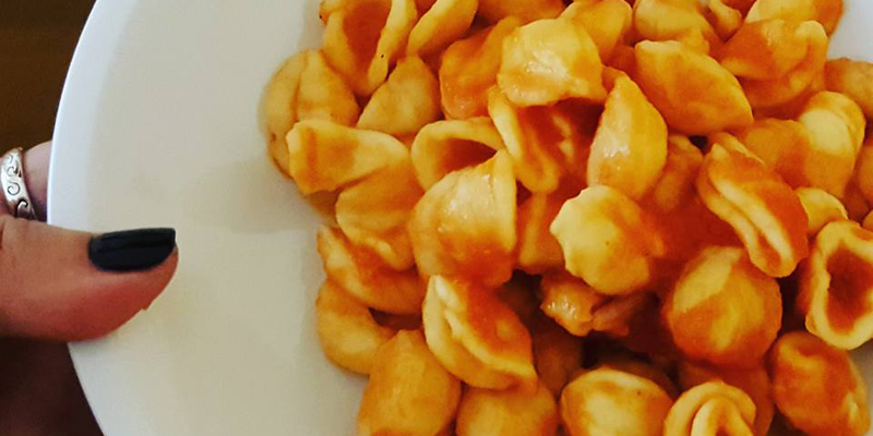 Orecchiette in crema di zucca